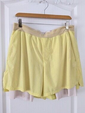 Lululemon men's short yellow large see description